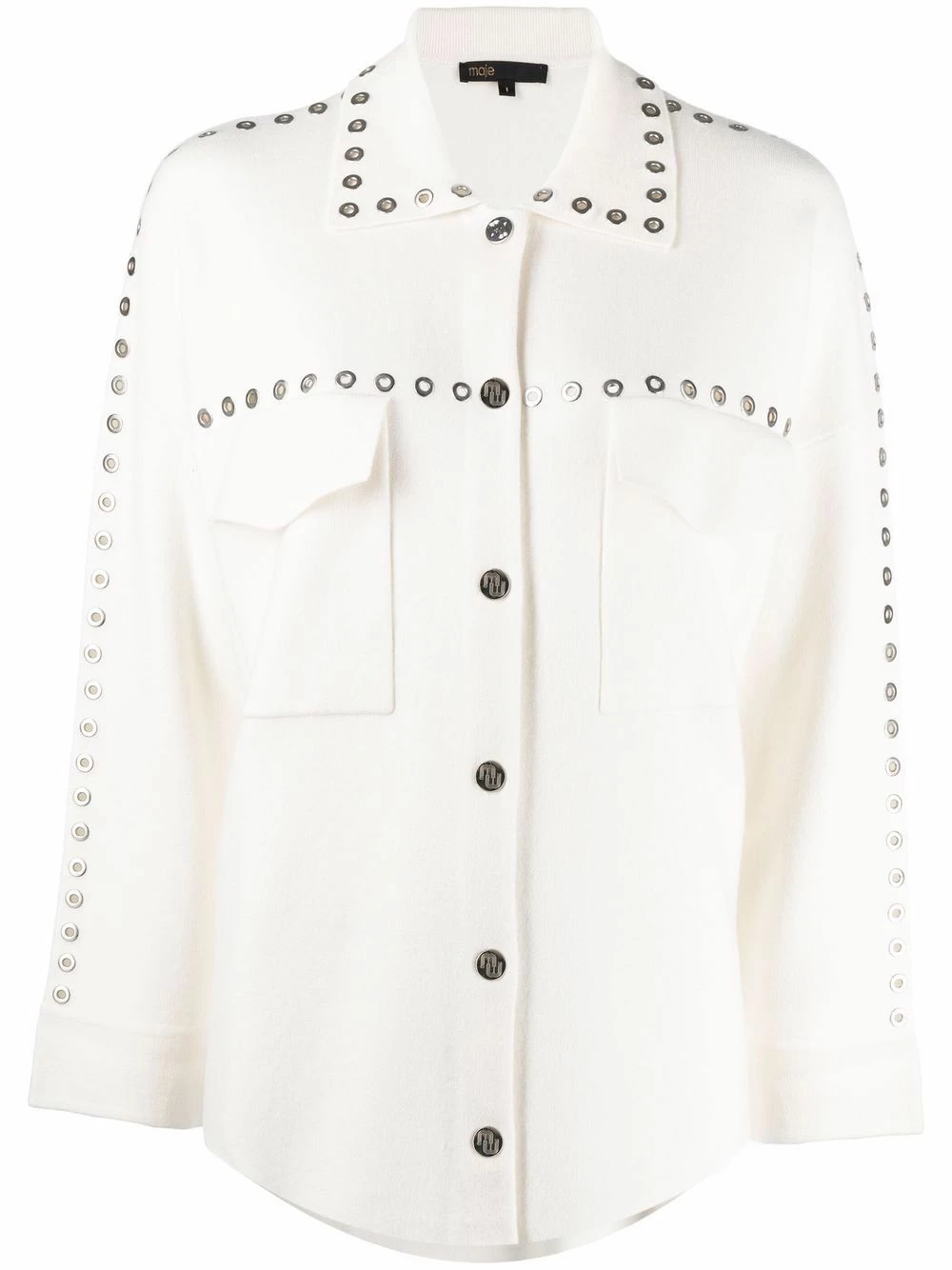 Maje Embellished button down cardigan cardigans of women 3 Maje embellished button-down cardigan