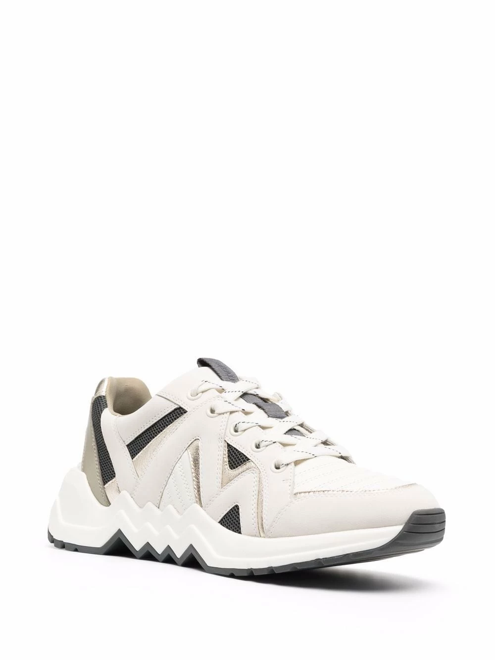 Maje Panelled lace up sneakers of women 4 Maje panelled lace-up sneakers