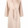 Maje Felted wool belted coat single breasted coats of women 1 Maje felted wool belted coat