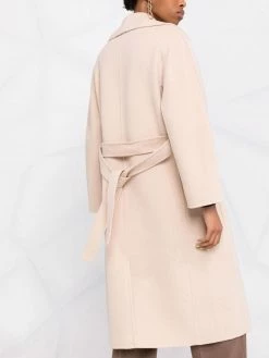 Maje Felted wool belted coat single breasted coats of women 10 Maje felted wool belted coat