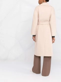 Maje Felted wool belted coat single breasted coats of women 13 Maje felted wool belted coat