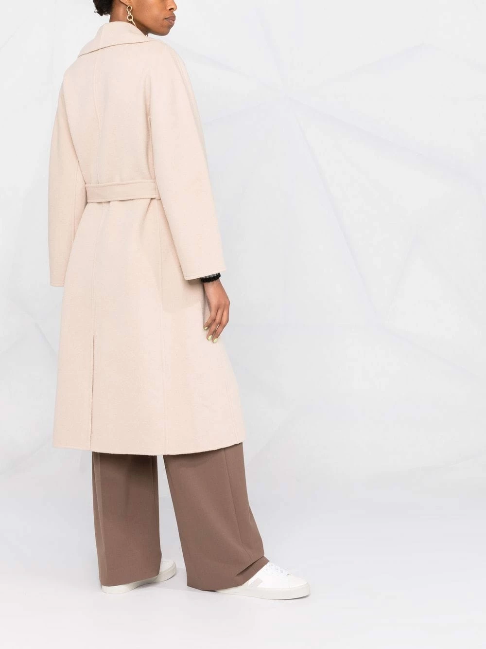 Maje Felted wool belted coat single breasted coats of women 6 Maje felted wool belted coat