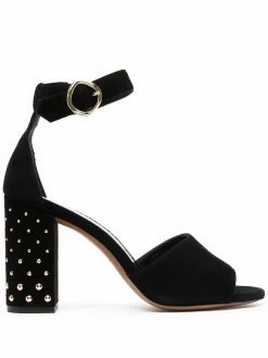 Maje studded block-heel sandals