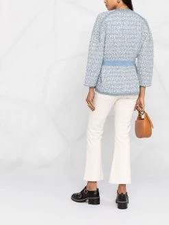 Maje Belted embroidered cardigan cardigans of women 11 Maje belted embroidered cardigan