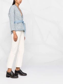 Maje Belted embroidered cardigan cardigans of women 13 Maje belted embroidered cardigan