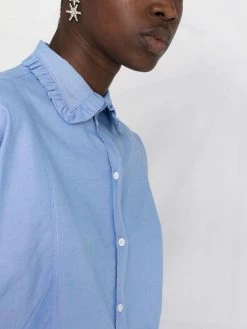 Maje ruffle-trim collar shirt
