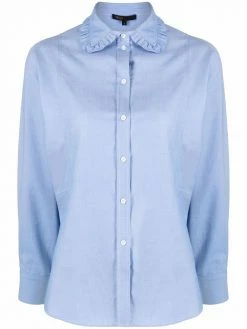 Maje ruffle-trim collar shirt