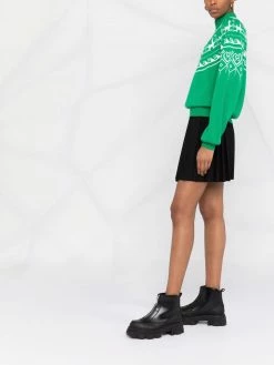 Maje intarsia-knit jumper