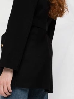 Maje tied-waist coat