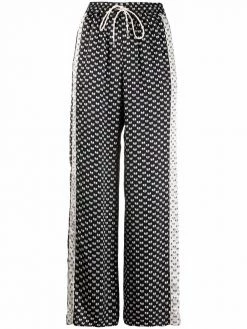 Maje bow-print track pants
