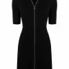 Maje polo zipped knit dress