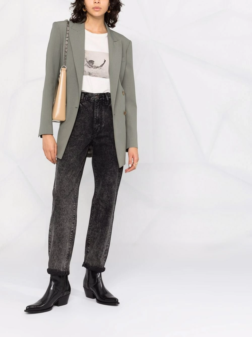 Maje High rise straight leg jeans straight-leg jeans of women 4 Maje high-rise straight-leg jeans