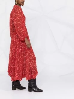 Maje horse-print maxi dress