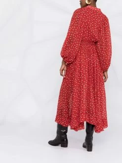 Maje horse-print maxi dress