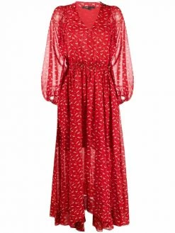 Maje horse-print maxi dress