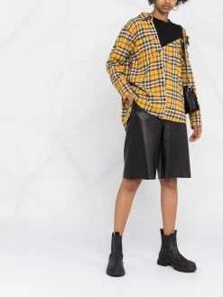 Maje asymmetric-layered shirt