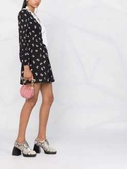 Maje all-over bow print dress