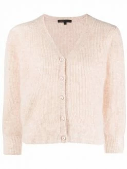 Maje V-neck knitted cardigan