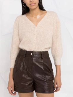 Maje V-neck knitted cardigan