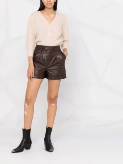 Maje V-neck knitted cardigan