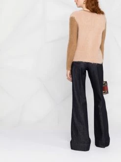 Maje Two tone knit cardigan cardigans of women 11 Maje two-tone knit cardigan