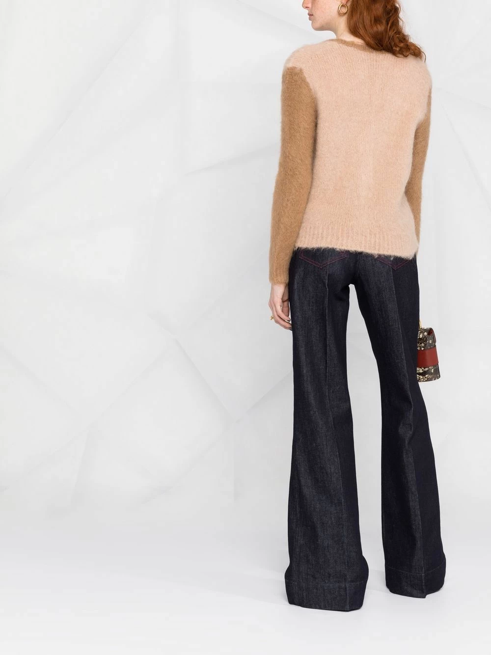 Maje Two tone knit cardigan cardigans of women 6 Maje two-tone knit cardigan