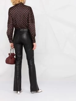 Maje pussy-bow collar shirt