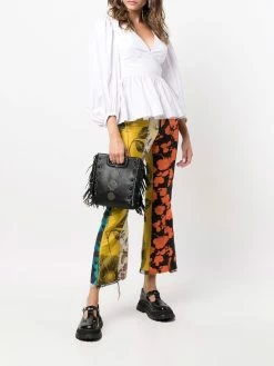 Maje M stud-embossed leather bag