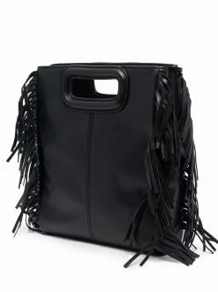 Maje M stud-embossed leather bag