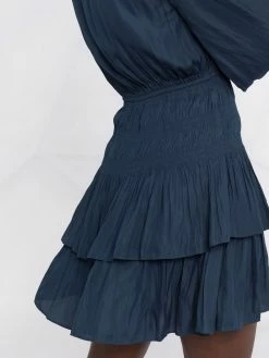 Maje long-sleeve shift mini dress