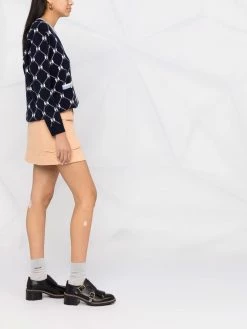 Maje bow embroidered cardigan