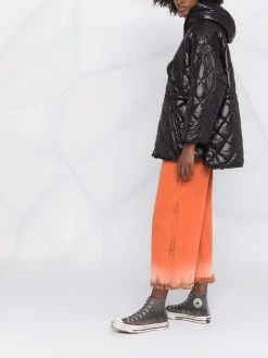 Maje quilted hooded jacket