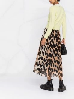 Maje lace-collar cardigan