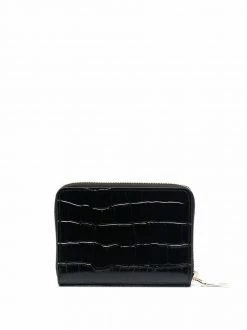 Maje croc-effect wallet