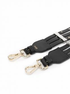 Maje studded leather shoulder strap