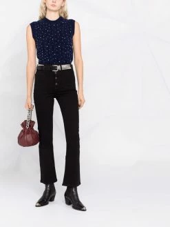 Maje button-fastening trousers