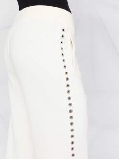 Maje punch-hole tracksuit bottoms