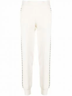 Maje punch-hole tracksuit bottoms