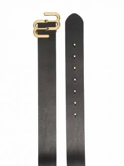 Maje Double M leather belt