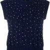Maje crystal-embellished knitted vest