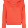 Maje Zip front merino sweater cardigans of women 1 Maje zip-front merino sweater