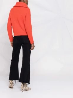 Maje zip-front merino sweater