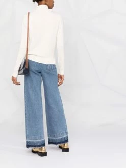 Maje roll-neck cashmere jumper