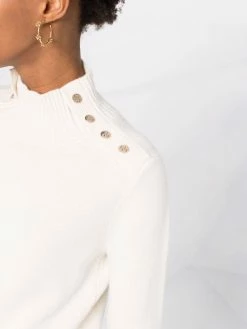 Maje roll-neck cashmere jumper