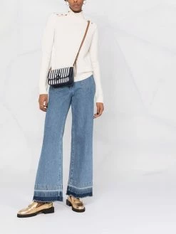 Maje roll-neck cashmere jumper