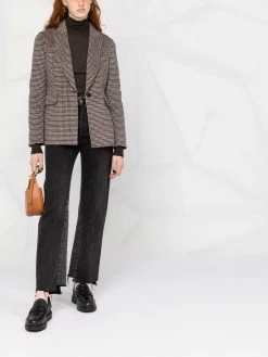 Maje houndstooth-pattern blazer