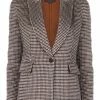 Maje Houndstooth pattern blazer blazers of women 2 Maje houndstooth-pattern blazer