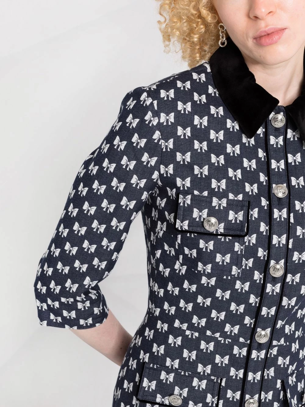 Maje Bow print dress day dresses of women 5 Maje bow-print dress