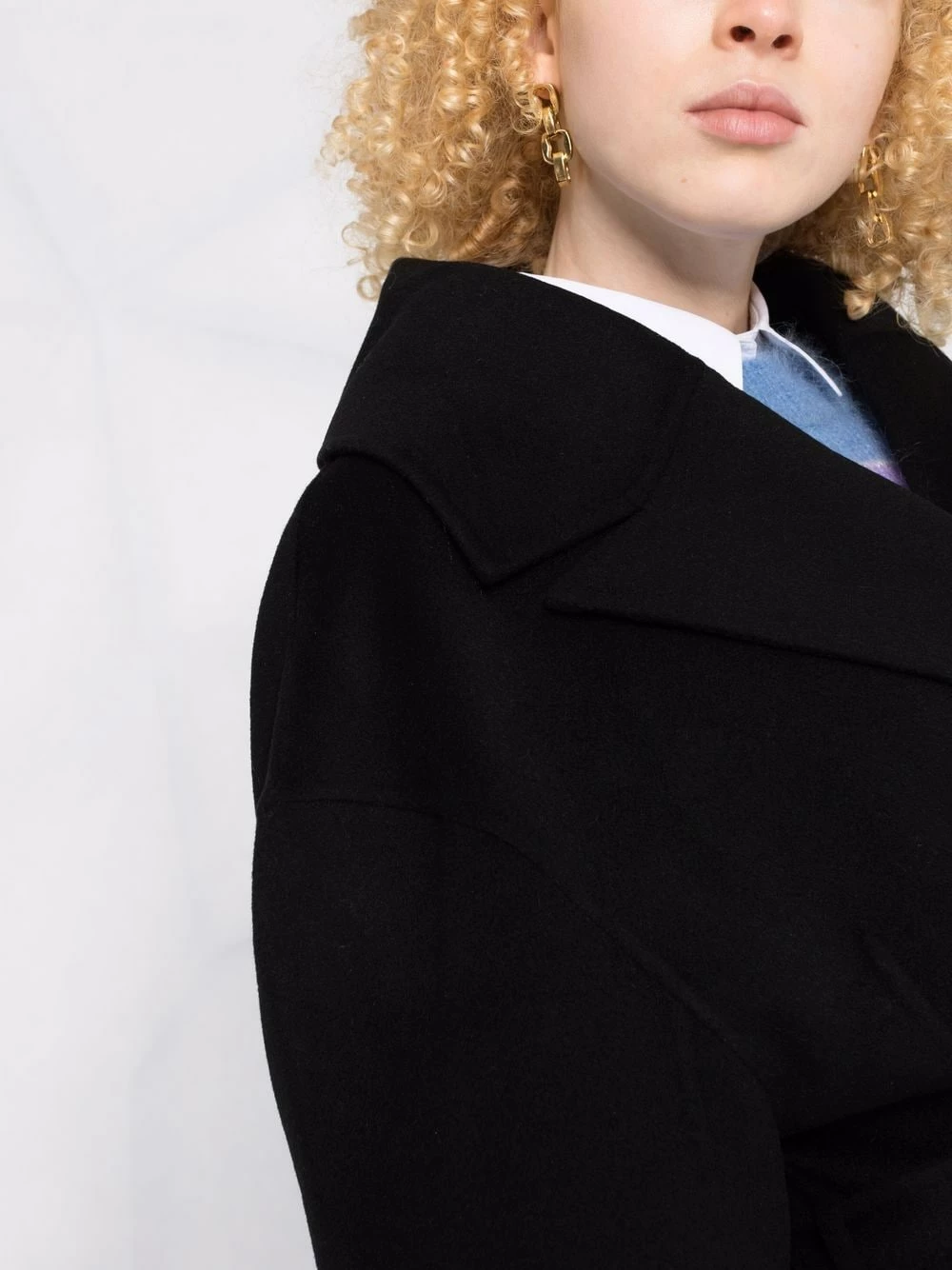 Maje Belted fitted coat single breasted coats of women 5 Maje belted fitted coat