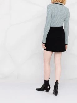 Maje Embellished button skirt fitted skirts of women 13 Maje embellished-button skirt